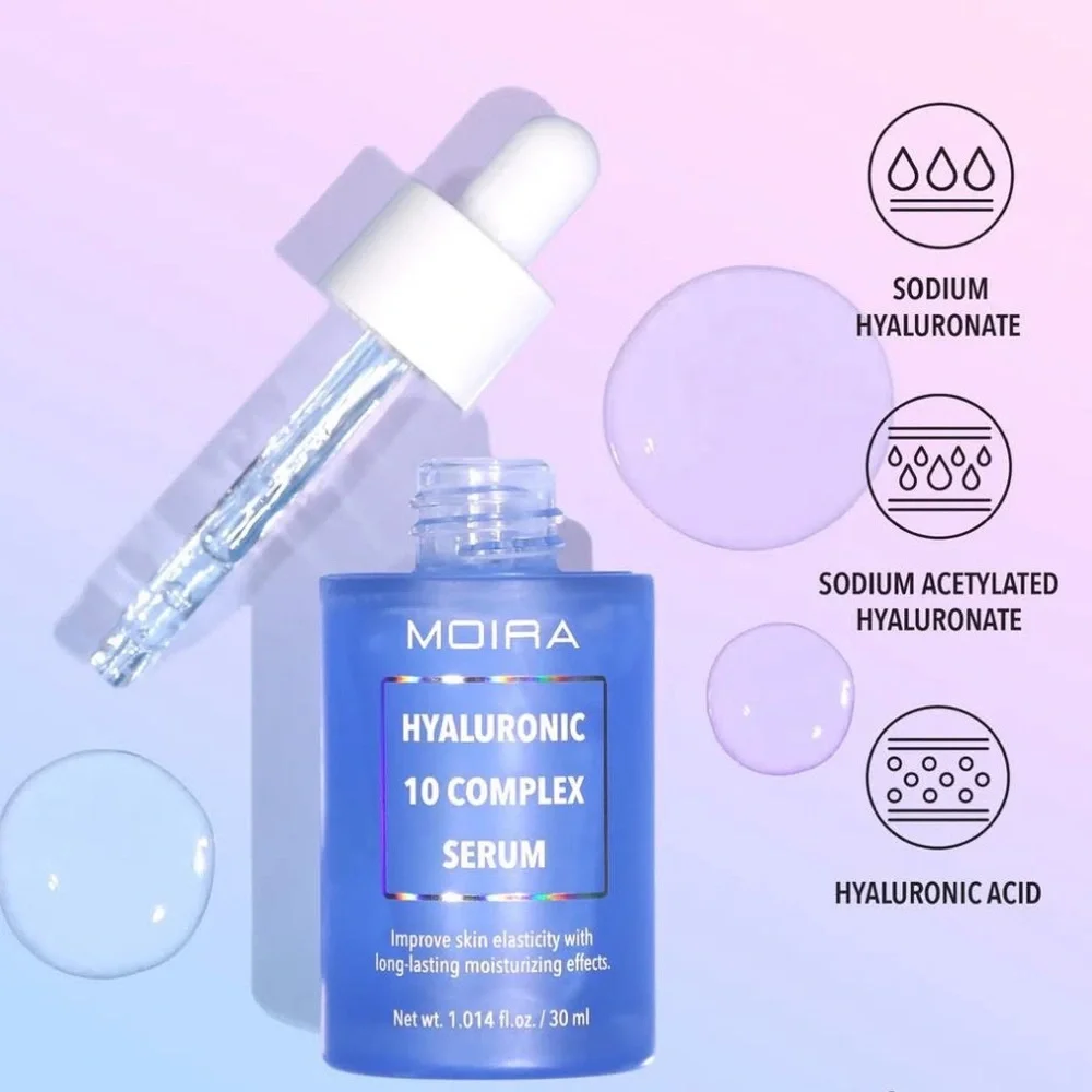 New Moira Set - Hyaluronic Skincare Trio Serum, Cream and Eyecream